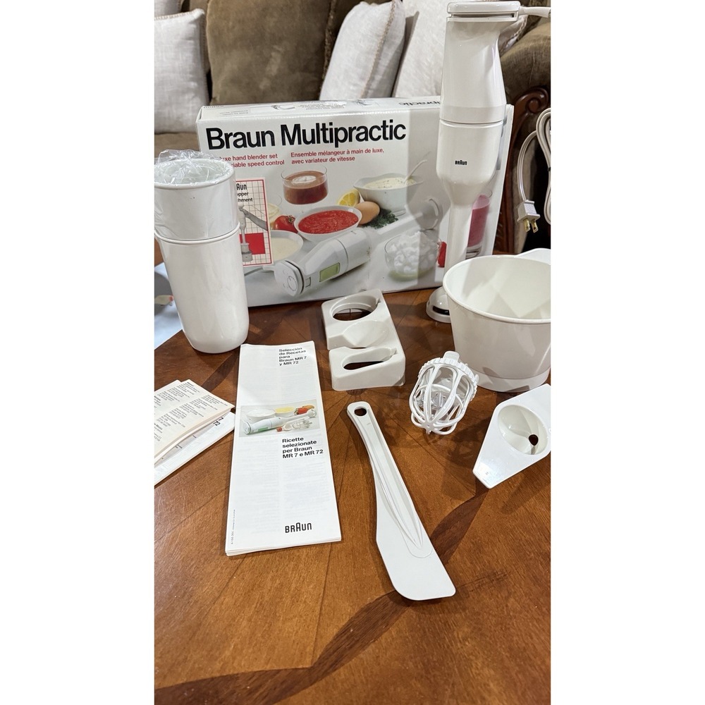 Braun Multipractic MR7‎ Hand Blender SET De Luxe Complete